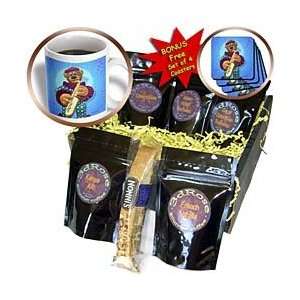 BK Dinky Bears Cartoon Clowns   Clown with Saxophone   Coffee Gift 