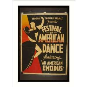 Poster (M) Federal Theatre Project presents Festival of American dance 