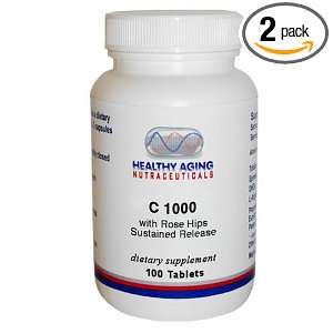 Healthy Aging Nutraceuticals C 1000 With Rose Hips Sustained Release 