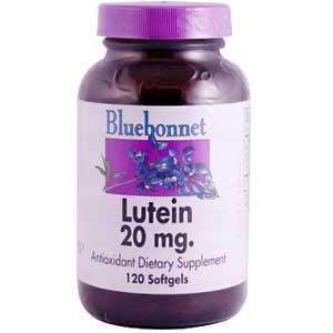  Bluebonnet   Lutein 20 Mg   120 Softgel ,Gluten Free 