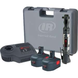 Ingersoll Rand IQv 14.4 Volt 3/8 Drive Cordless Ratchet Kit with Two 