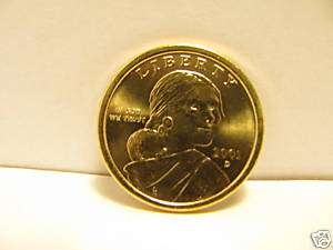 2001 D Sacagawea Golden Unc. Dollar Coin  