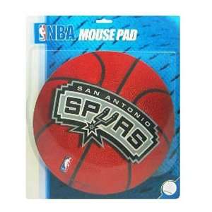  San Antonio Spurs Die Cut Mouse Pad: Office Products
