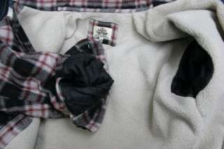 Levis Flannel Fleece Lined Shirt /Jacket Brown (M)  