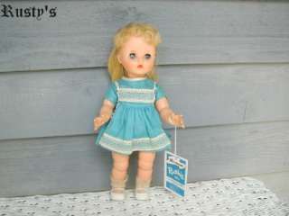 1950s and 1960s Horsman RUTHIE doll WRIST hang TAG  