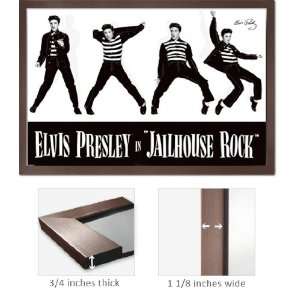  Slate Framed Elvis Presley Poster Jailhouse Rock King 