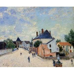   Alfred Sisley   24 x 20 inches   Street in Moret(Porte de Bourgogne