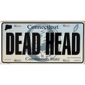  Grateful Dead Deadhead Connecticut License Plate 
