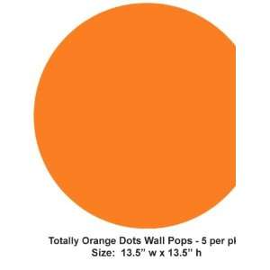   Brewster Wall Pops Dot totally Orange WPD90200: Home Improvement