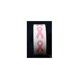  Pink Ribbon Stickers 100 Count 