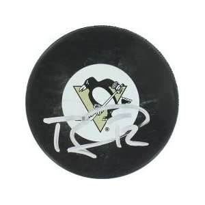  Ryan Malone Pittsburgh Penguins Autographed Hockey Puck 