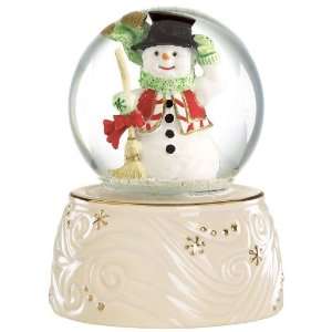  Lenox Snow Globes Snowman   Retired