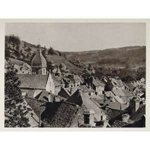  1927 Murat Auvergne France French Town Photogravure 