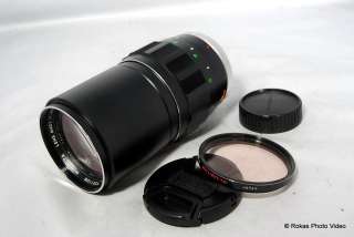 Used Minolta MC tele Rokkor QF 200mm f3.5 lens