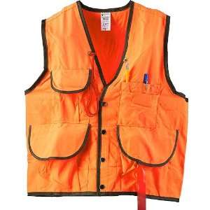  JIM GEM® Pro 10 Pocket Field Vest Orange 330 Cordura 
