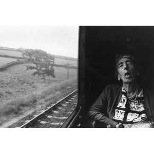  Tony Ray jones   Woman Asleep On A Train, C 1967. Giclee 