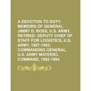   Deputy Chief of Staff for Logistics, U.S. Army (9781234071691): U.S
