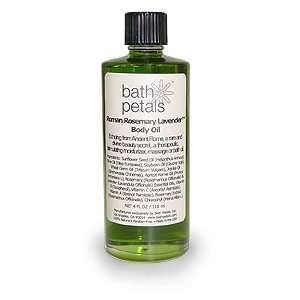  Bath Petals Roman Rosemary Lavender Body Oil 4 oz. (120 ml 