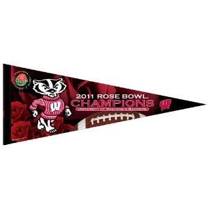  Wisconsin Bagers 2011 Rose Bowl Champions 12 x 30 