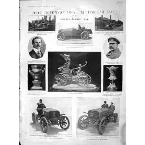 1903 MOTOR CAR RACE GORDON BENNETT PHILLIPS ORDE FARMAN 