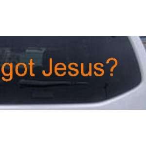  Orange 36in X 7.8in    Got Jesus Christian Car Window Wall 