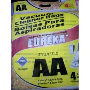  Vacuum Cleaner Bags    Designed to Fit Eureka Style AA 