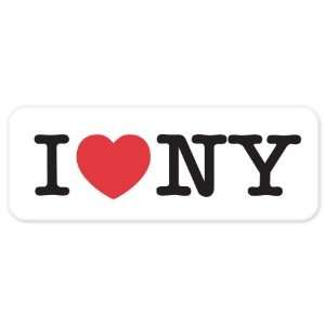 I LOVE NY heart New York bumper sticker decal 6 x 2 
