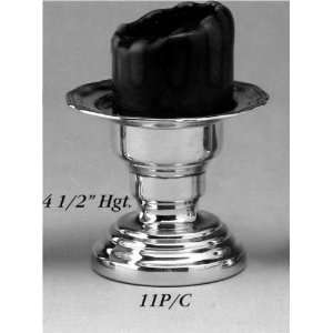  Boardman Pewter Candleholder   Chippendale Pillar   4 1/2 