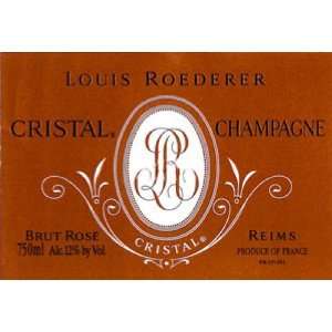  2004 Louis Roederer Cristal Rose 750ml Grocery & Gourmet 