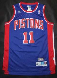 Detroit Pistons Isiah Thomas 11# blue Hardwood Classics Jersey  