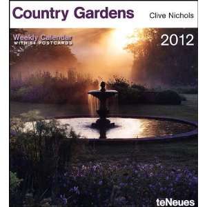  Country Gardens Postcards 2012 Desk Calendar Office 