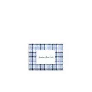  Blue Plaid Baby Stationery Baby