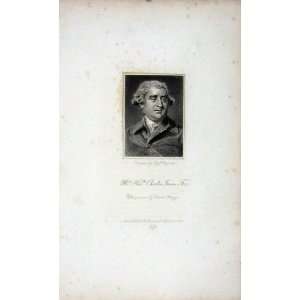   : 1823 ANTIQUE PORTRAIT CHARLES JAMES FOX BRAGG PRINT: Home & Kitchen