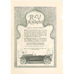 1920 Advertisement R & V Knight Automobile East Moline Illinois