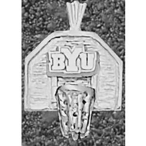 LogoArt Brigham Young Cougars Sterling Silver Backboard 