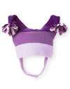 New Gymboree FOLK SONG Purple Jester Fleece HAT Cap Baby Girls NWOT 6 