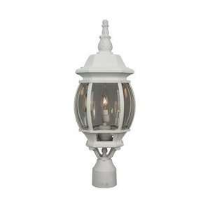  Craftmade Z335 04 French Style Post Lighting   Matte White 