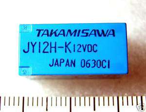 20 Power Relay JY12H K 5A 250VAC Coil12V Takamisawa  