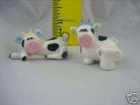 Miniature Cow Figurines   Collectible   UNIQUE  
