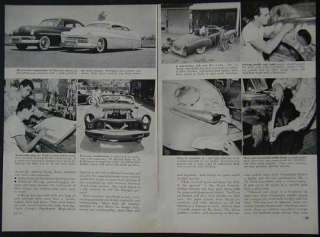 Barris Brothers Custom Cars Vintage 1951 pictorial  