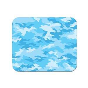  Camouflage Print   Light Blue Mousepad Mouse Pad 