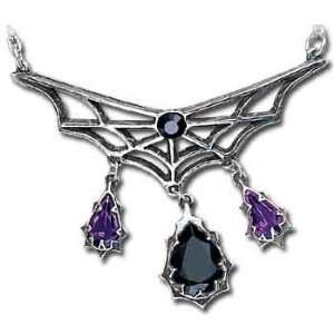 Morticia Alchemy Gothic Crystal Necklace: Jewelry
