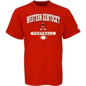   Western Kentucky Hilltoppers Red Football T shirt