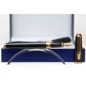  Waterman   Exception Ideal Black GT Fountain Pen, Gold 
