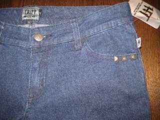 Metal Spike Dark Blue Denim Skinny Jeans TRIPP nyc SZ 0  