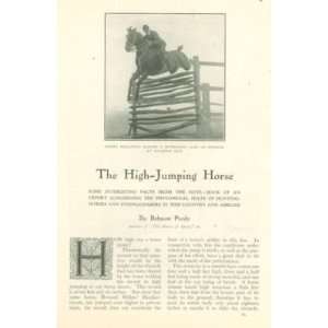  1906 High Jumping Horses Onerios Shamrock Rifle Rarus 