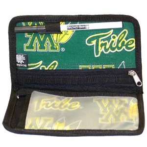  William & Mary Tribe Green Checkbook Cover Sports 