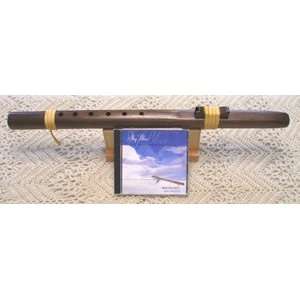    Windpony Key of G Walnut 6 Hole Flute with CD. Musical Instruments