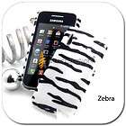 Bling Blak Zebra Hard Case Samsung Galaxy Ace S5830  
