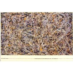  Moca The First Show By Jackson Pollock, 23 1/2x33 1/2 